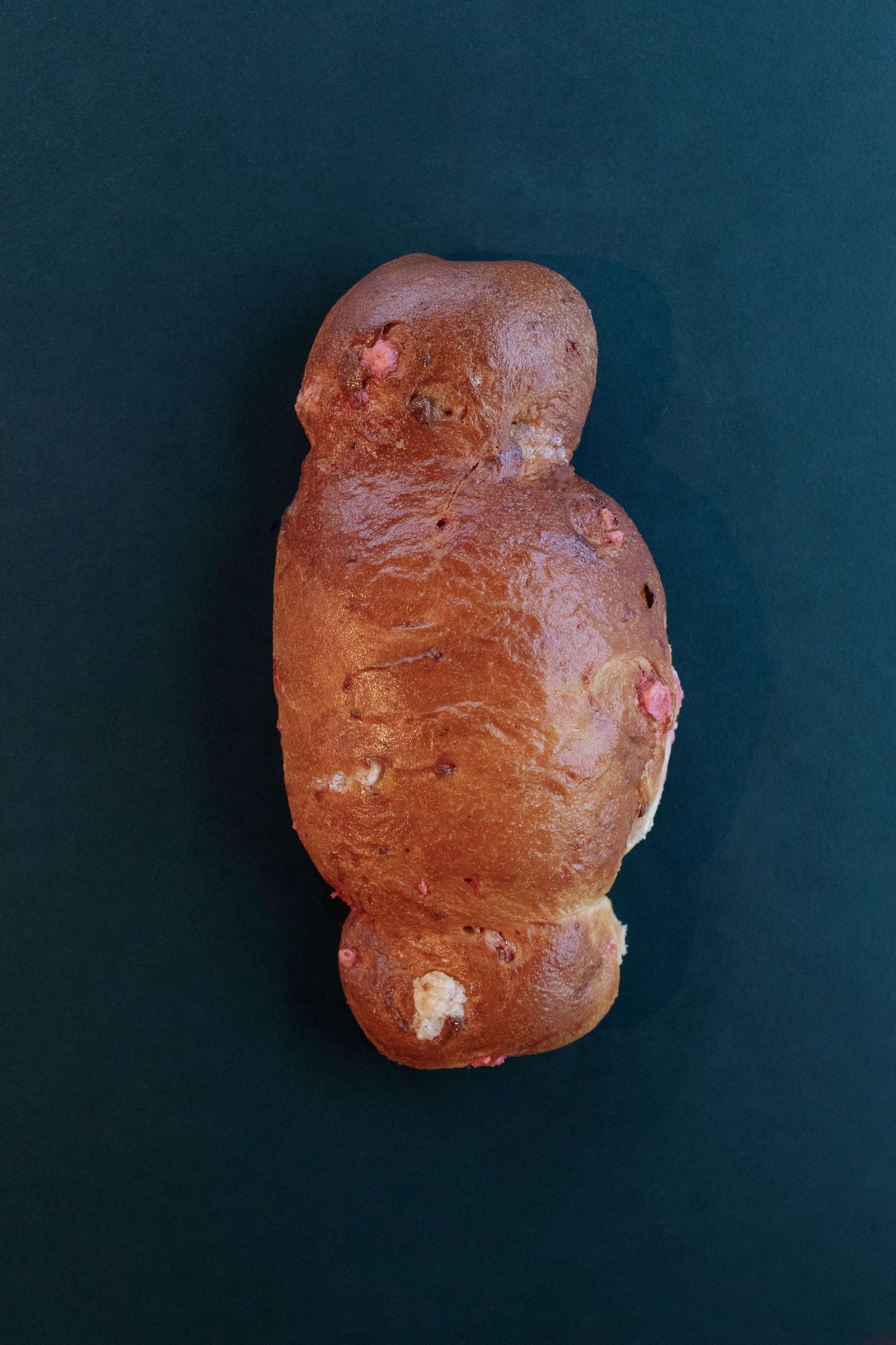 Cougnou roze pralines/parelsuiker